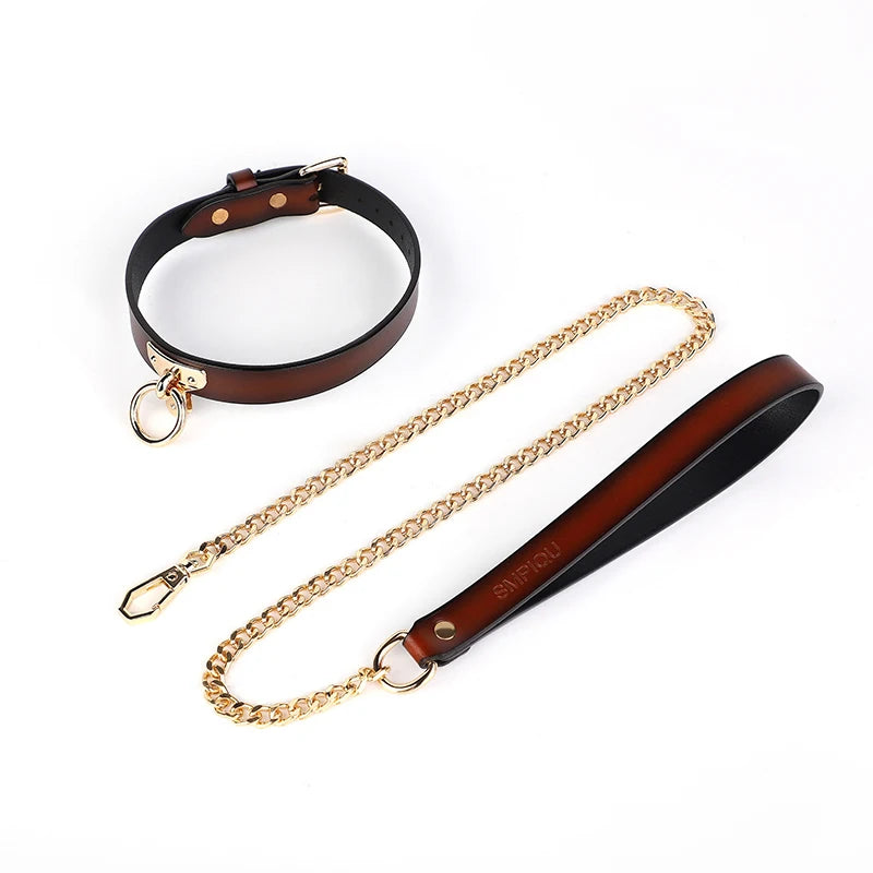 Collier avec Laisse BDSM - VELINTRA