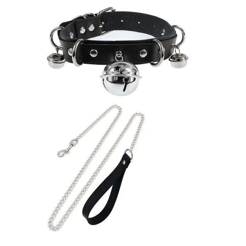 Collier avec Laisse BDSM - MISTRESS MARK