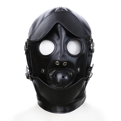 Masque intégral BDSM avec Baillon - BLACKOBEY