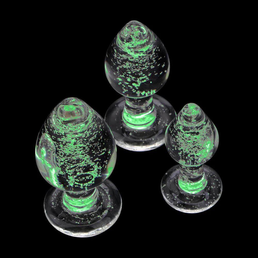 Plug Anal en Verre - LUMIÈRE INTERDITE