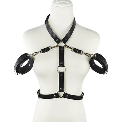 Harnais BDSM avec Menottes