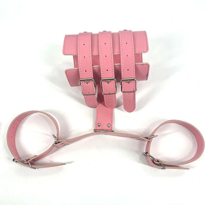 Harnais BDSM avec menottes de soumission - SILKENBOND