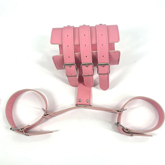 Harnais BDSM avec menottes de soumission - SILKENBOND