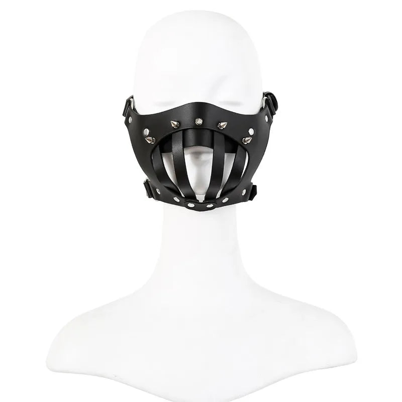 Masque BDSM avec muselière - DOMINALOCK