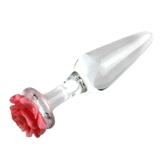 Plug Anal en verre - PÉTALE DE VERRE