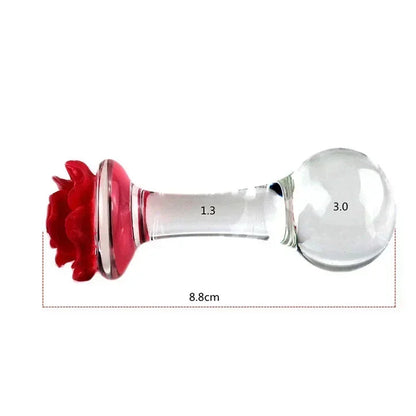 Plug Anal en verre - PÉTALE DE VERRE