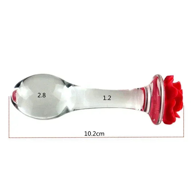Plug Anal en verre - PÉTALE DE VERRE