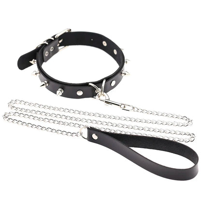Collier avec Laisse BDSM - MISTRESS MARK