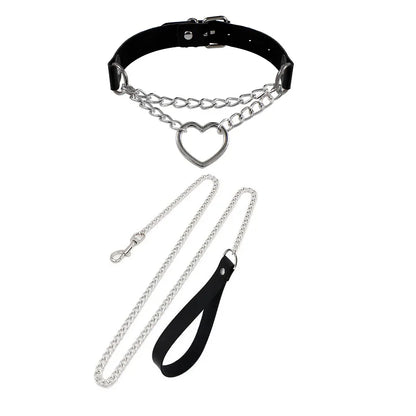 Collier avec Laisse BDSM - MISTRESS MARK