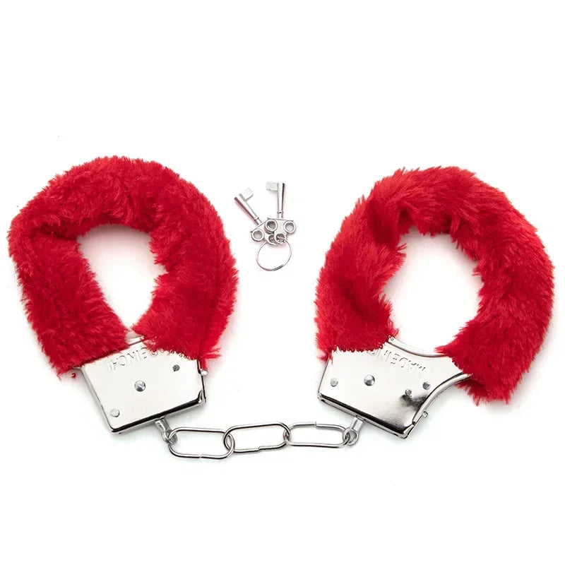 Menottes BDSM avec fourrure - FURGRIP