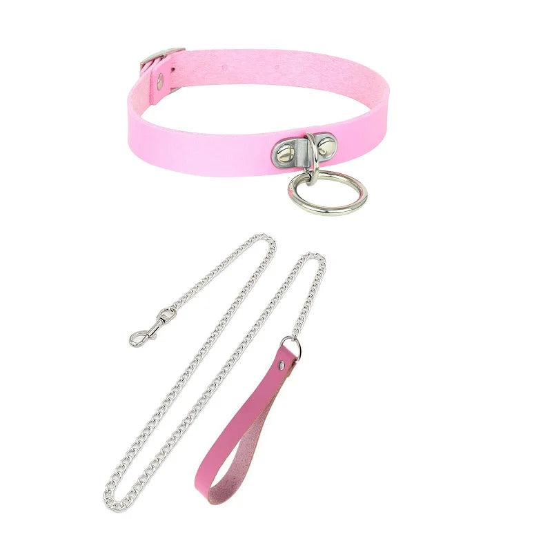 Collier avec Laisse BDSM - MISTRESS MARK