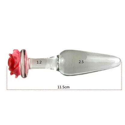 Plug Anal en verre - PÉTALE DE VERRE