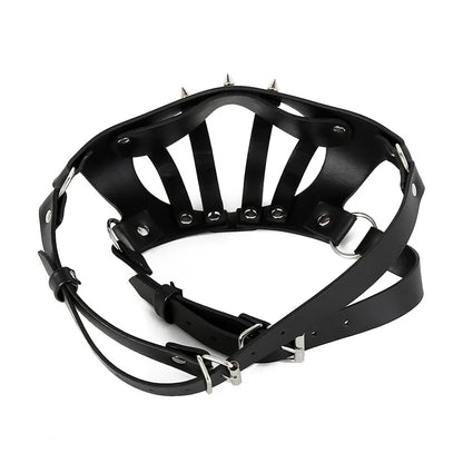 Masque BDSM avec muselière - DOMINALOCK
