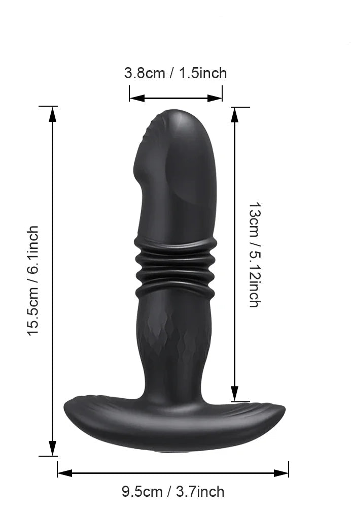 Vibromasseur télescopique Anal et Vaginal - VIBROSCOPE