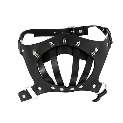 Masque BDSM avec muselière - DOMINALOCK