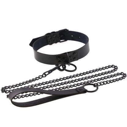 Collier avec Laisse BDSM - RAINBOW CONTROL