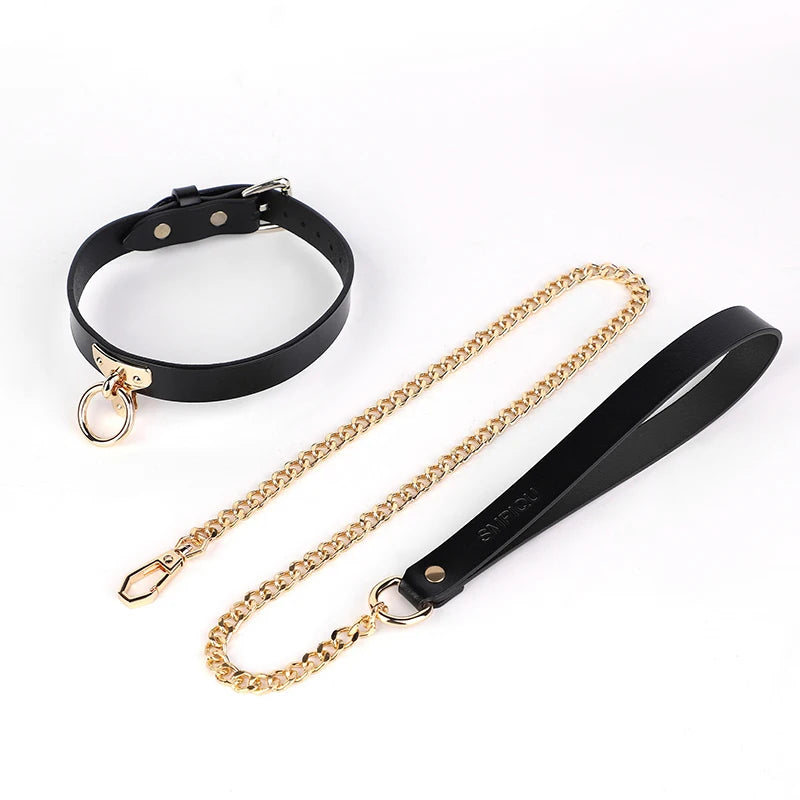 Collier avec Laisse BDSM - VELINTRA