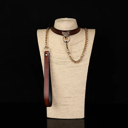 Collier avec Laisse BDSM - VELINTRA