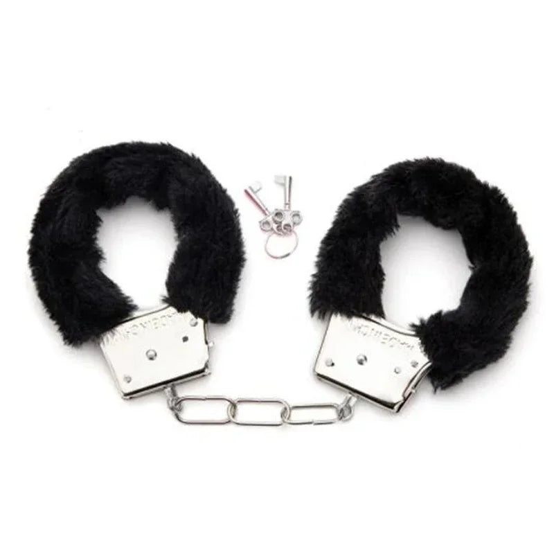 Menottes BDSM avec fourrure - FURGRIP